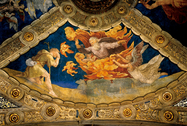   拉斐尔·桑西  Raffaello Santi——署名室天顶画 (2)